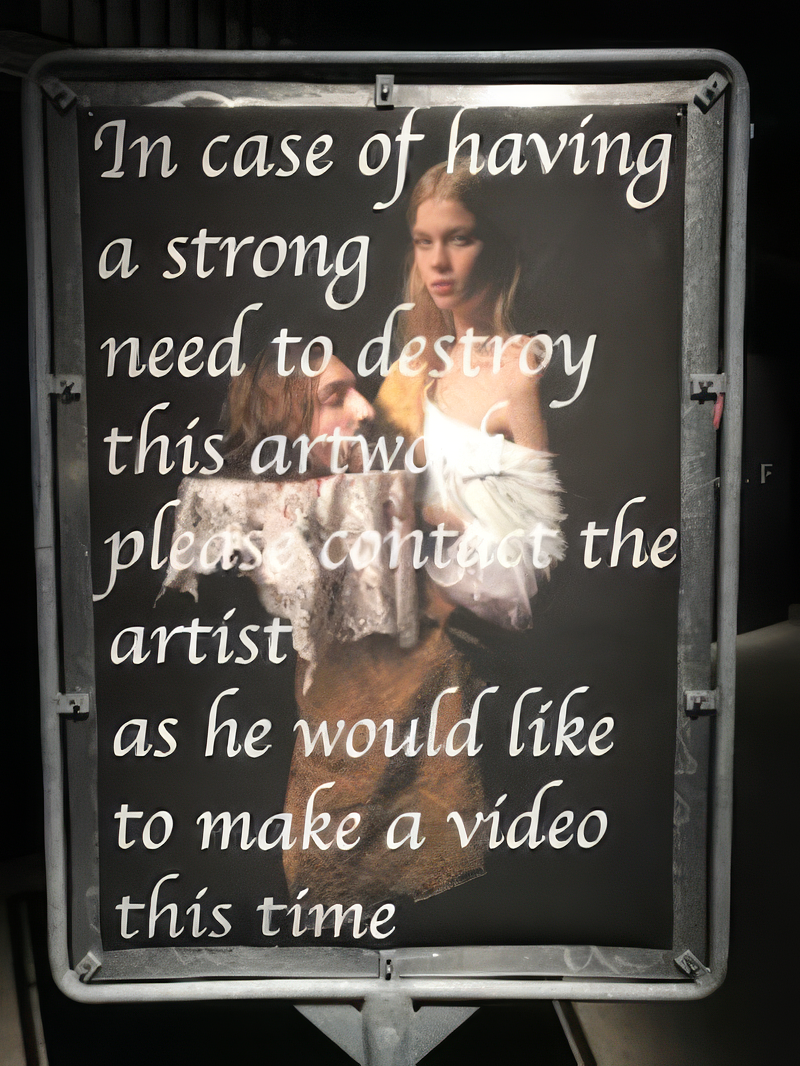 Salome II exhibition detail at Kunstpause Zug