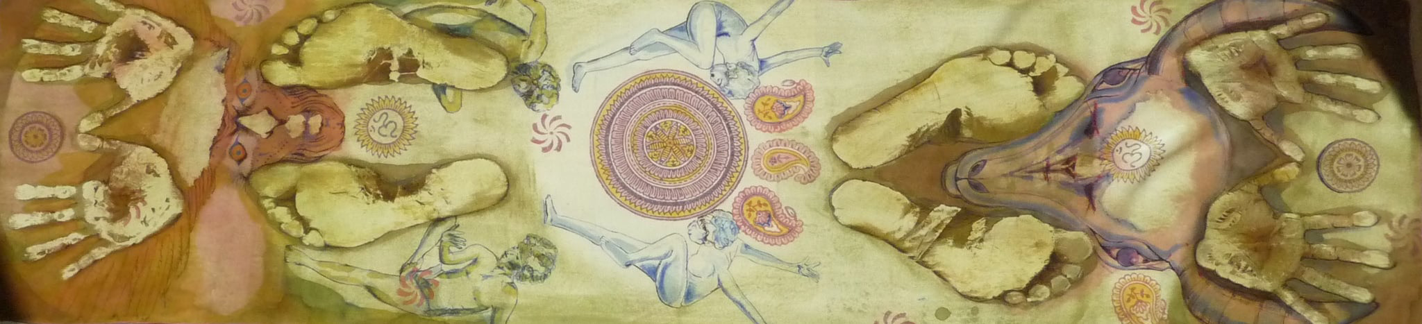 My power my peace, Scarf wrap, 35 × 135 cm