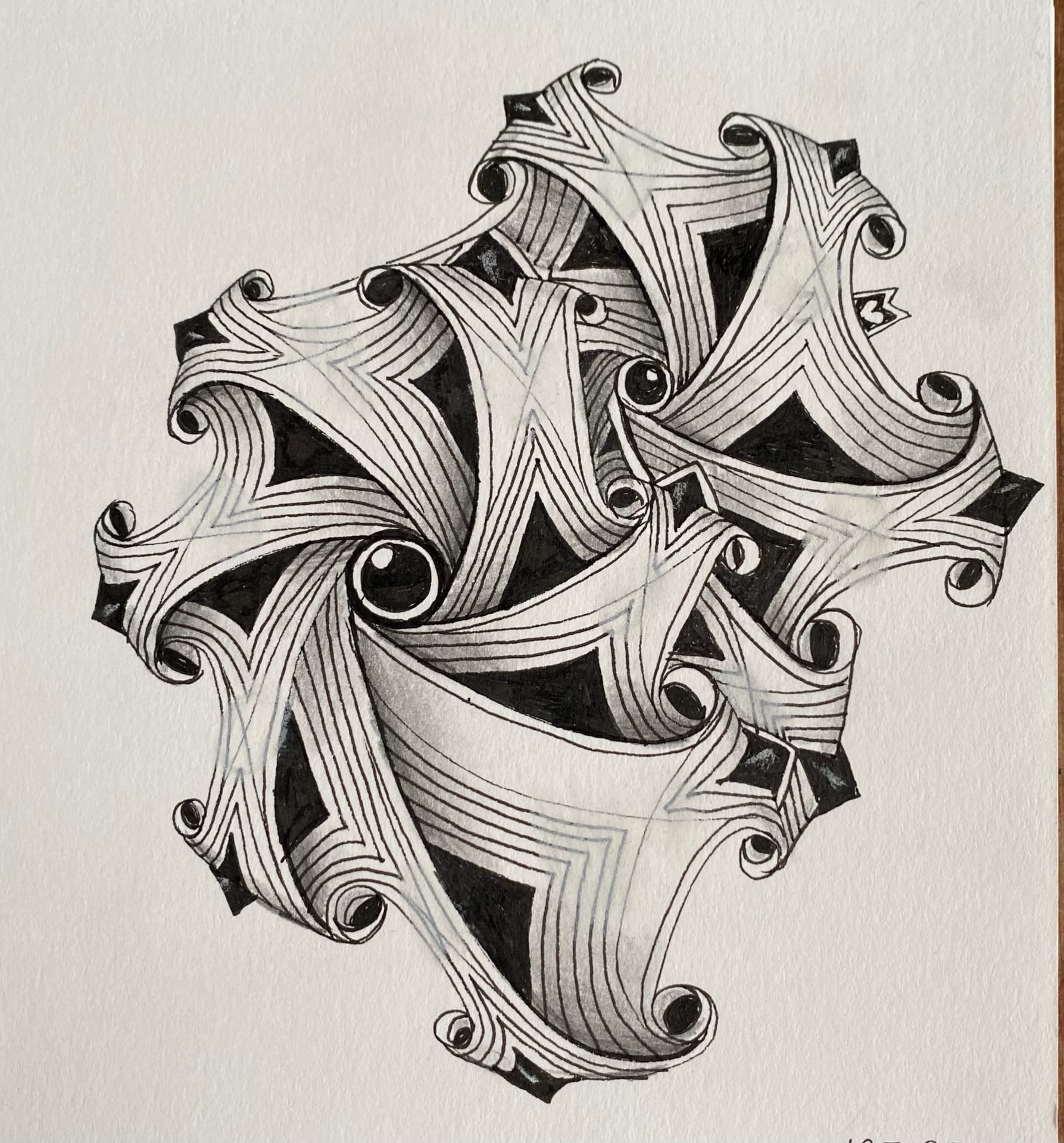 Huggins Dance, Tile, 9x9 cm